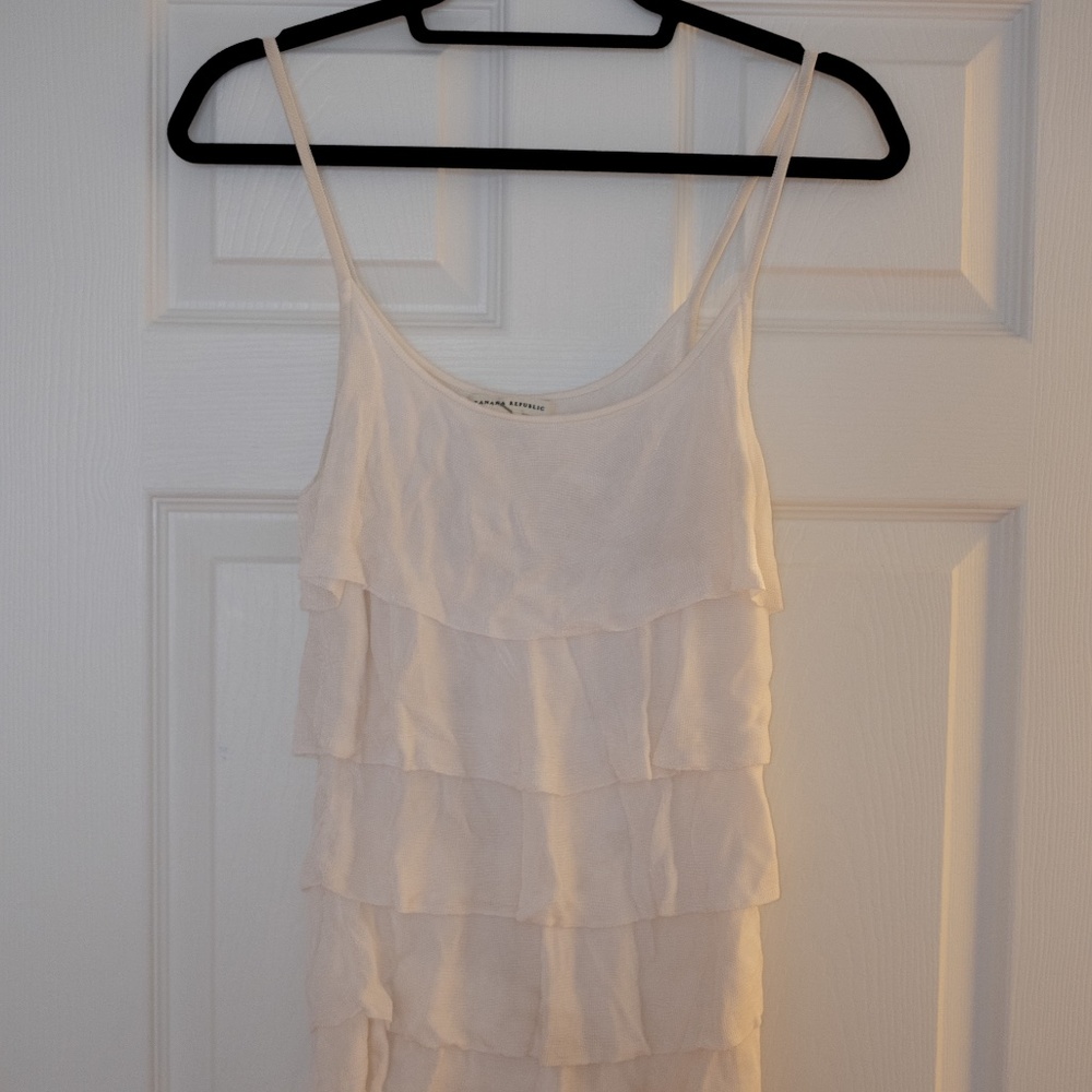 Vintage Banana Republic White Layered Camisole